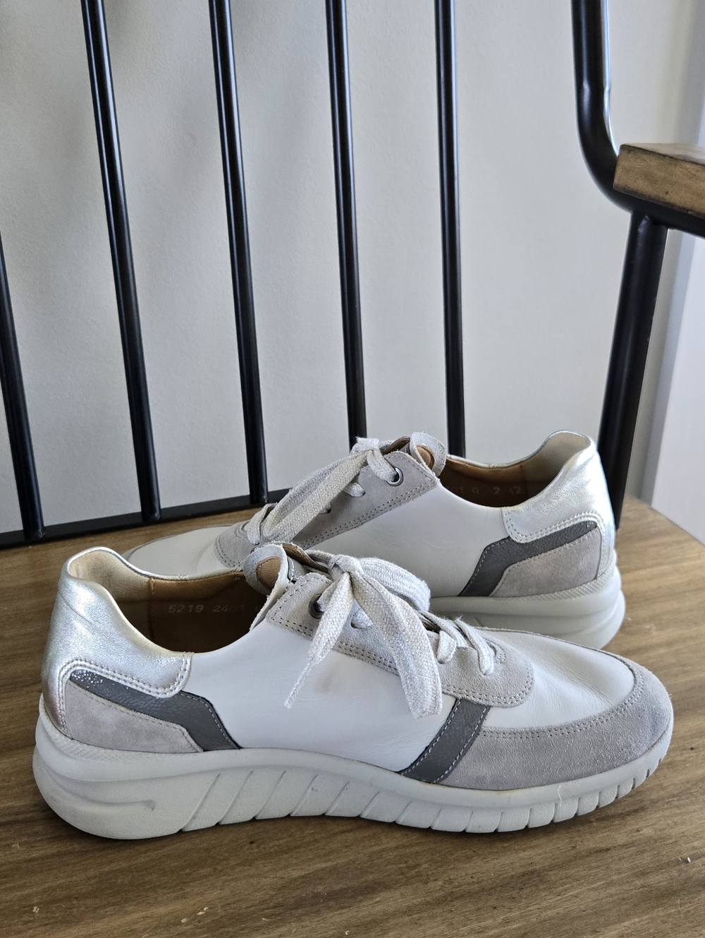 Women's Hartjes Wave Shoe - Aluminium/Eisgrau Color - Picture 6 of 11